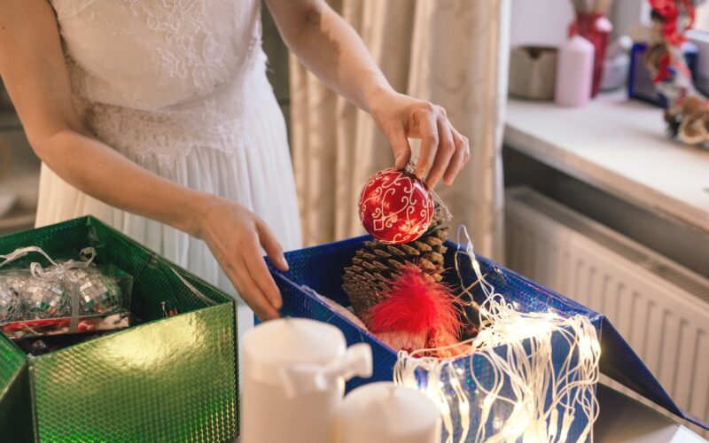 storing decorations